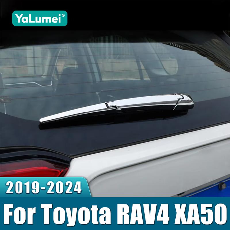 For Toyota RAV4 XA50      2024 ABS Carbon Car Rear Wiper Cover Car Back Window Wipers Protector Trim Case