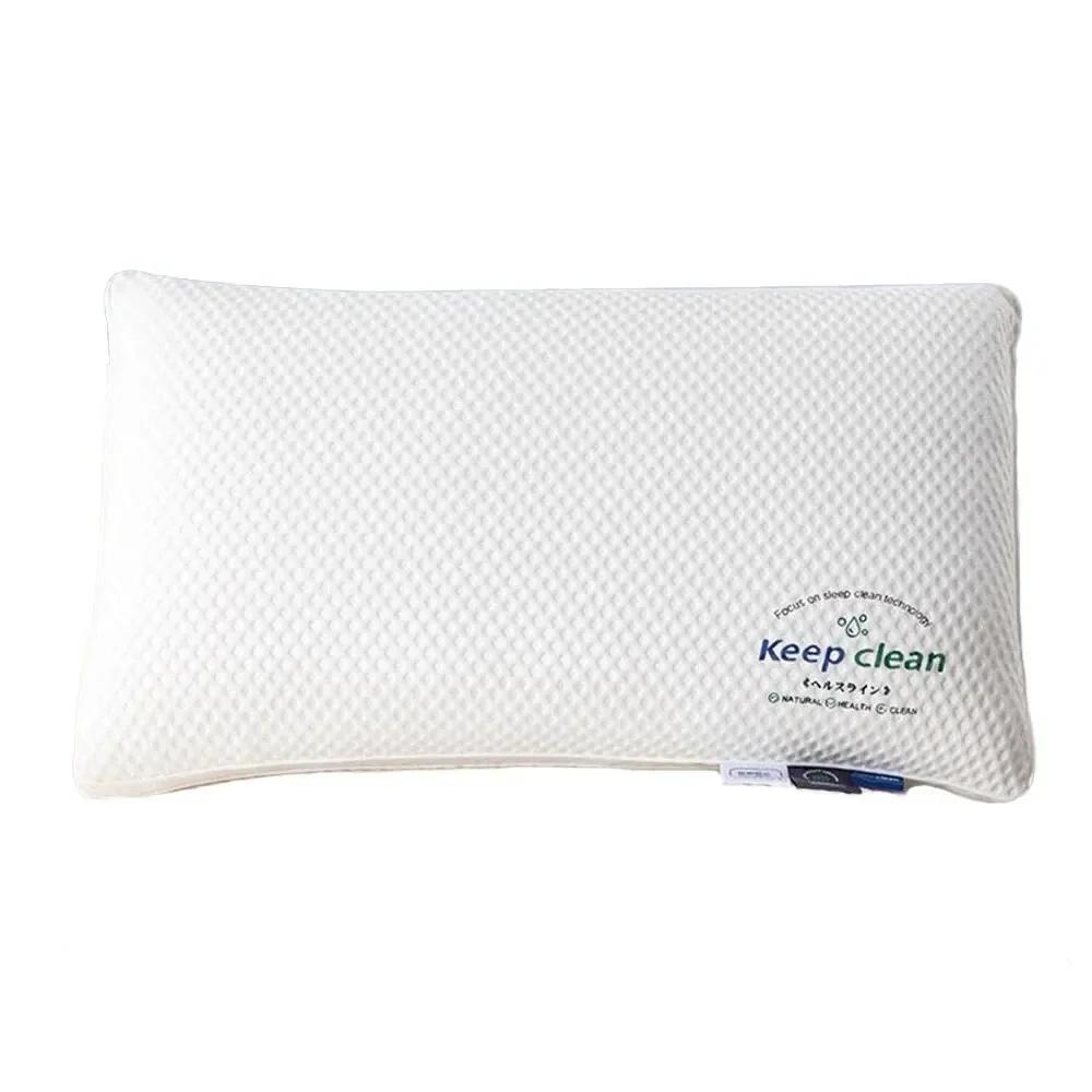 

3D-подушка для шиї з високою еластичністю та стійкістю до згортання, м’який захист шиї, подушка для сну для однієї особи, постільна білизна для готелю. 18.9x29.13In