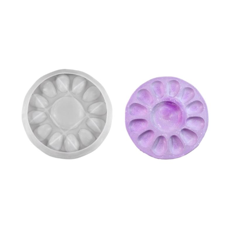 

Силиконовая форма для яиц Органайзер для яиц пищевого качества Форма для изготовления украшений из эпоксидной смолы Легко моющийся Кухонный инструмент