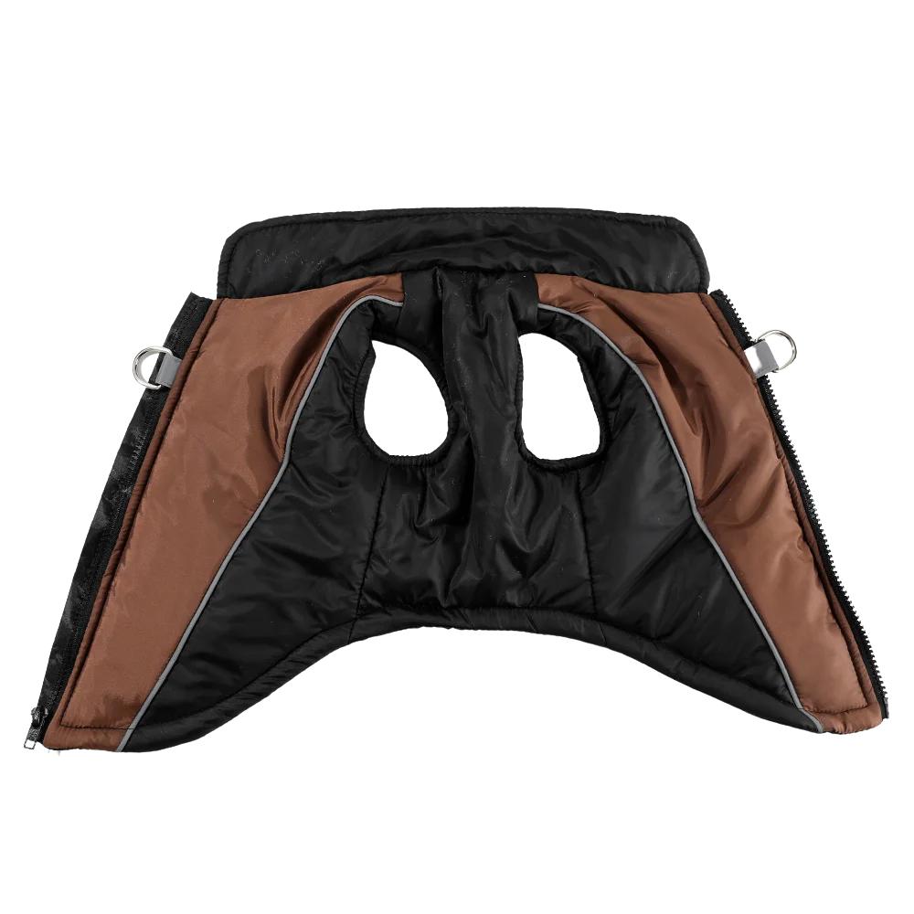 Reflective Dog Clothes For Small Medium Dogs Cats Winter Warm Windproof Vest Coat With D-Ring Yorkies Pug Overalls Pet Outfits
