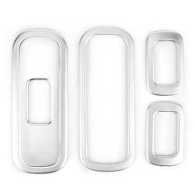 4pcs Window Lift Button Cover Trim Chromed Fits for Mercedes Benz G Class W463 G350 G400 G500 G55 G63 G65 G800