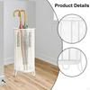 Umbrella Stand Bucket Decorative Space Saving Stable Metal Holder Rack for Home Office