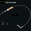 Copper & Steel Fishing Leader with Anti-bite Line and Stainless Swivel for Ribbonfish - Wear-resistant Soft Wire Lure Leader