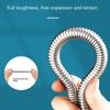 Shower Hose Garden Hoses Bathroom Black/silver SUS 1.5/2M Draw Home. Pipes Long 304 Plumbing Flexible Fittings Extension Pipe