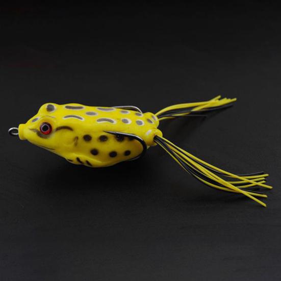 5Pcs/Set 6cm Fishing Artificial Lifelike Lure Wobbler Frog Shaped Fish Bait
