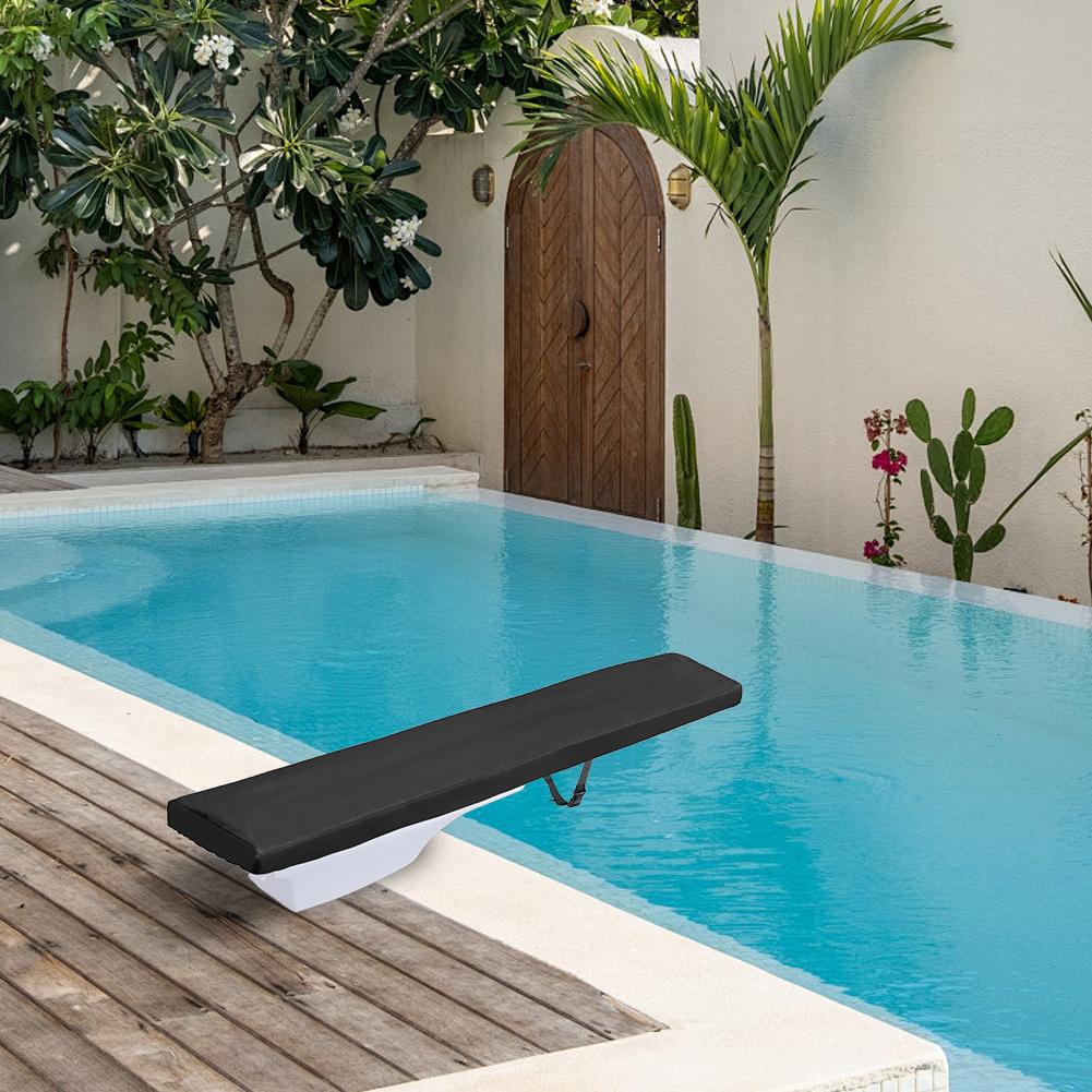 1PC Pool Diving Board Cover 224*46*12cm 210D Oxford Cloth Cover Heavy Dutyiving Board Pool Protection Covers With Drawstring