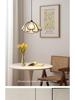 Nordic Minimalist Petal Chandelier: French Cream Style for Bedroom & Walk-in Closet