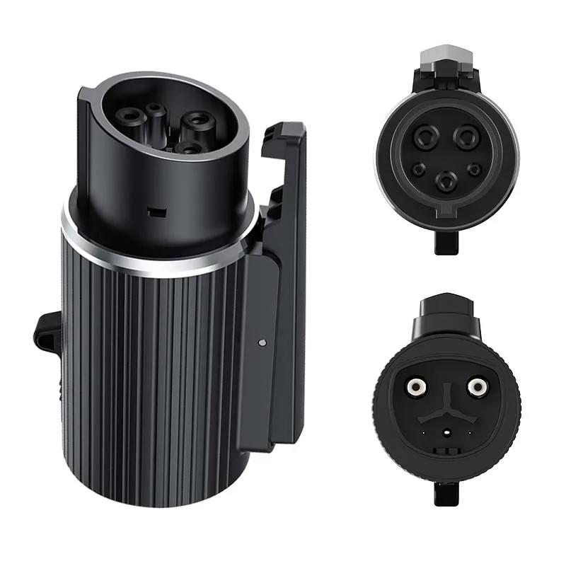 

Адаптер для зарядки электромобиля для Tesla к Type1 для разъема зарядного устройства EV EVSE Переходник Пистолет Розетка