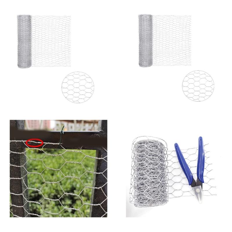 Maschendrahtzaun Metall Blumen Maschendrahtzaun für Basteln Geflügel Garten Maschennetz Käfig DIY Blumenarrangement