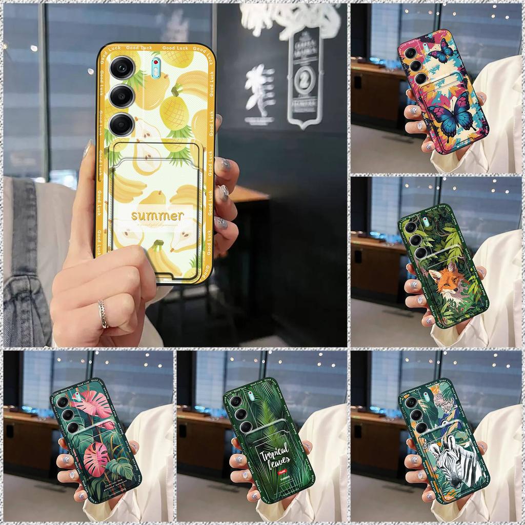 protective Dirt-resistant Phone Case For Tecno Camon40 4G/CM5 Card bag Waterproof Cute Anti-dust Shockproof Durable TPU