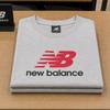 New Balance Men S aThleTicS Logo ShorT Sleeve T ShirT Grey mT51500 Ahh