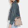 Coach Andy 24 Drawstring Magnetic Closure Pebbled Leather Tote Shoulder Crossbody Bag Medium Women Bags Beige CH197-SVVFS