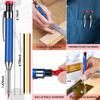 2.8mm Professional Metal Long Head Woodworking Mechanical Pencil or Lead Refills, for Carpenter Marking Engineering Drawing Tool