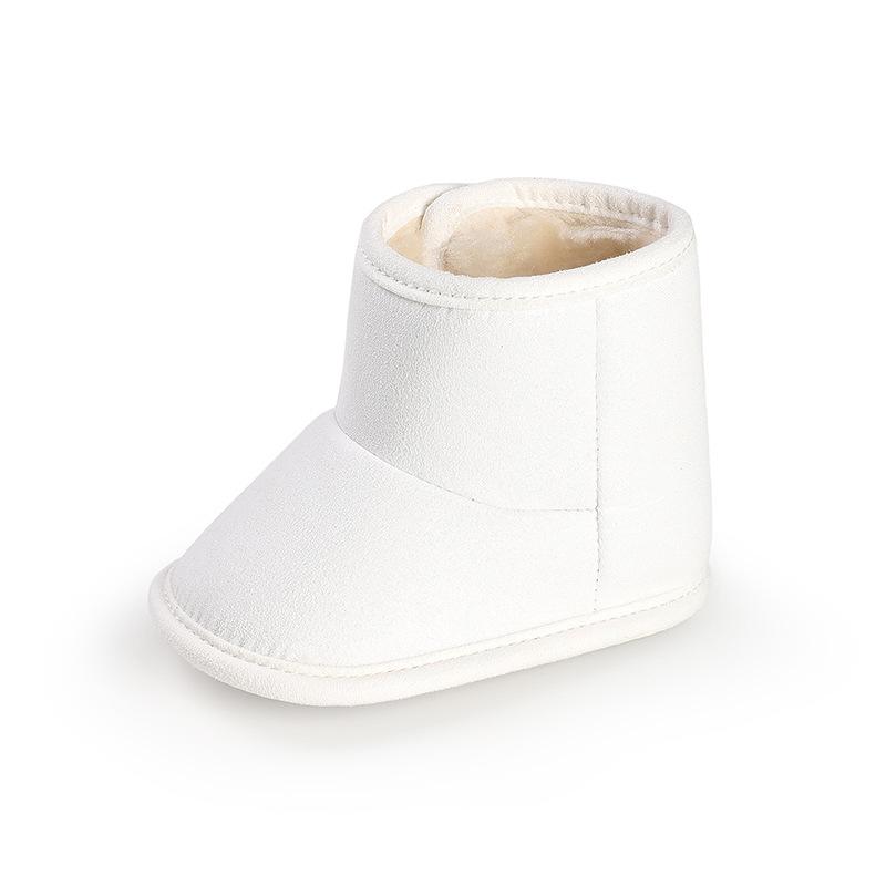 Unisex Baby Soft Sole Plush Snow Boots (0-1 Year): Non-Slip, Warm Cotton Shoes for Toddlers