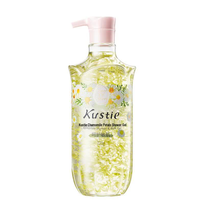 Kustie Chamomile Flower Petal Body Wash