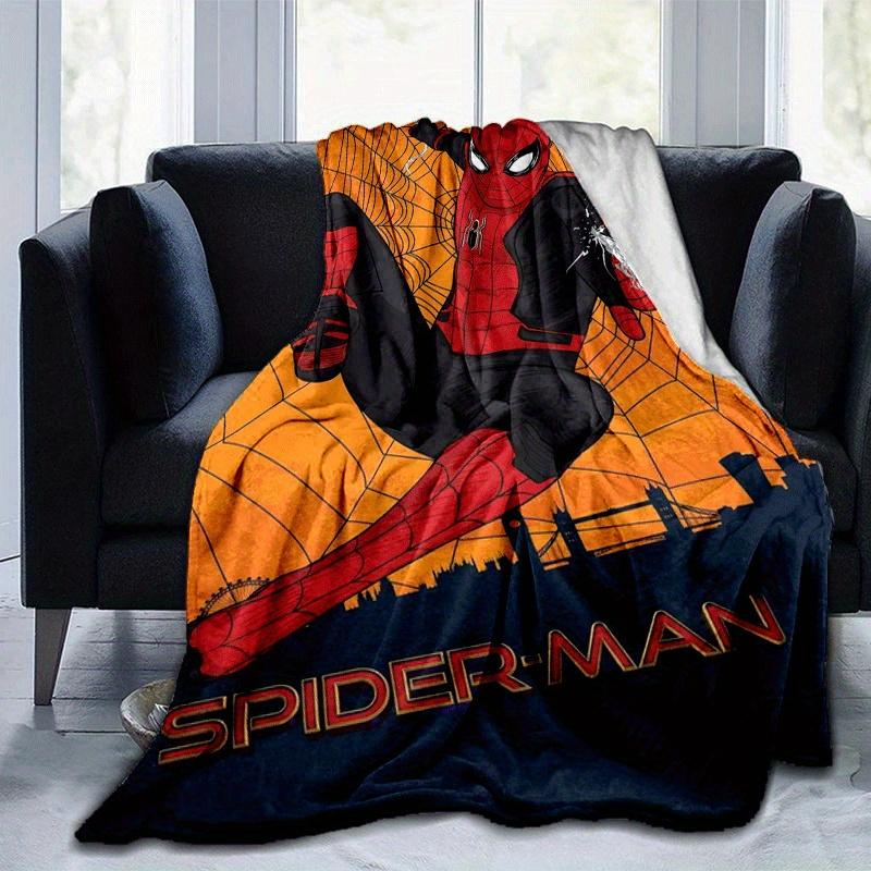 1pc Spier-Man Printing Blanket - Soft, All-Season Throw for Living Room, Beroom,Personalize Gift with Aorable Cartoon esign