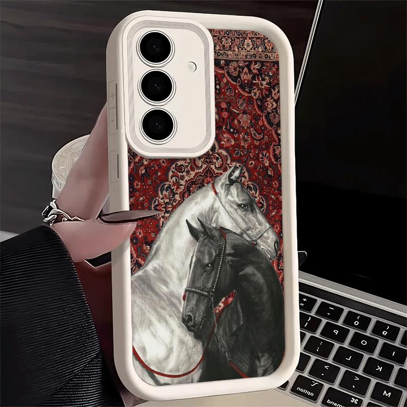 Phone Case for Samsung Galaxy A17 A16 A15 A14 A13 Horse Art Aesthetics A56 A36 A26 A55 A35 A25 A54 A34 A24 A53 A33 A23 A07 A06