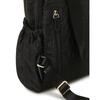 Daks Black Flower Pattern Fabric Backpack Dcba6f503bk
