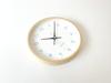KATOMOKU Plywood Clock 22 Light Blue Wall Clock Continuous Second Hand km-121LB 252mm (radio Clock)