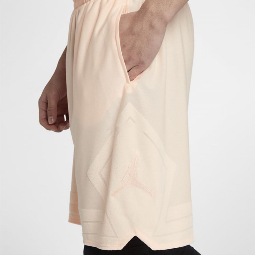 Jordan AS Game Logo Print Loose Athletic Shorts Men Bottoms Light-Pink AO2950-888