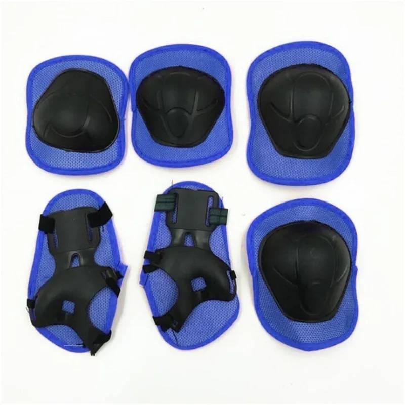 Children'S Knee Pads 6-Piece Protective Gear / Skating Safety Gear Wrist Guards, Elbow Pads, Knee Pads