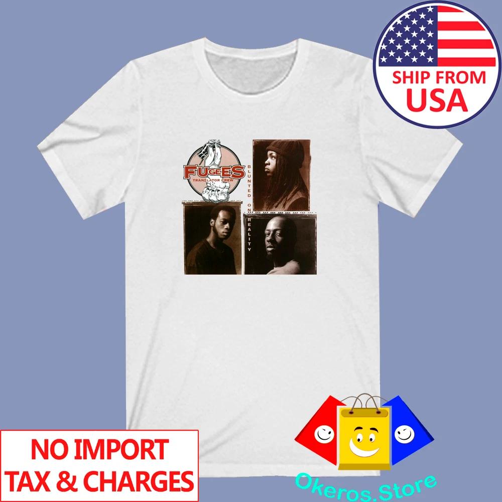 The Fugees Blunted On Reality Men s White Size S to 3XL 4XL