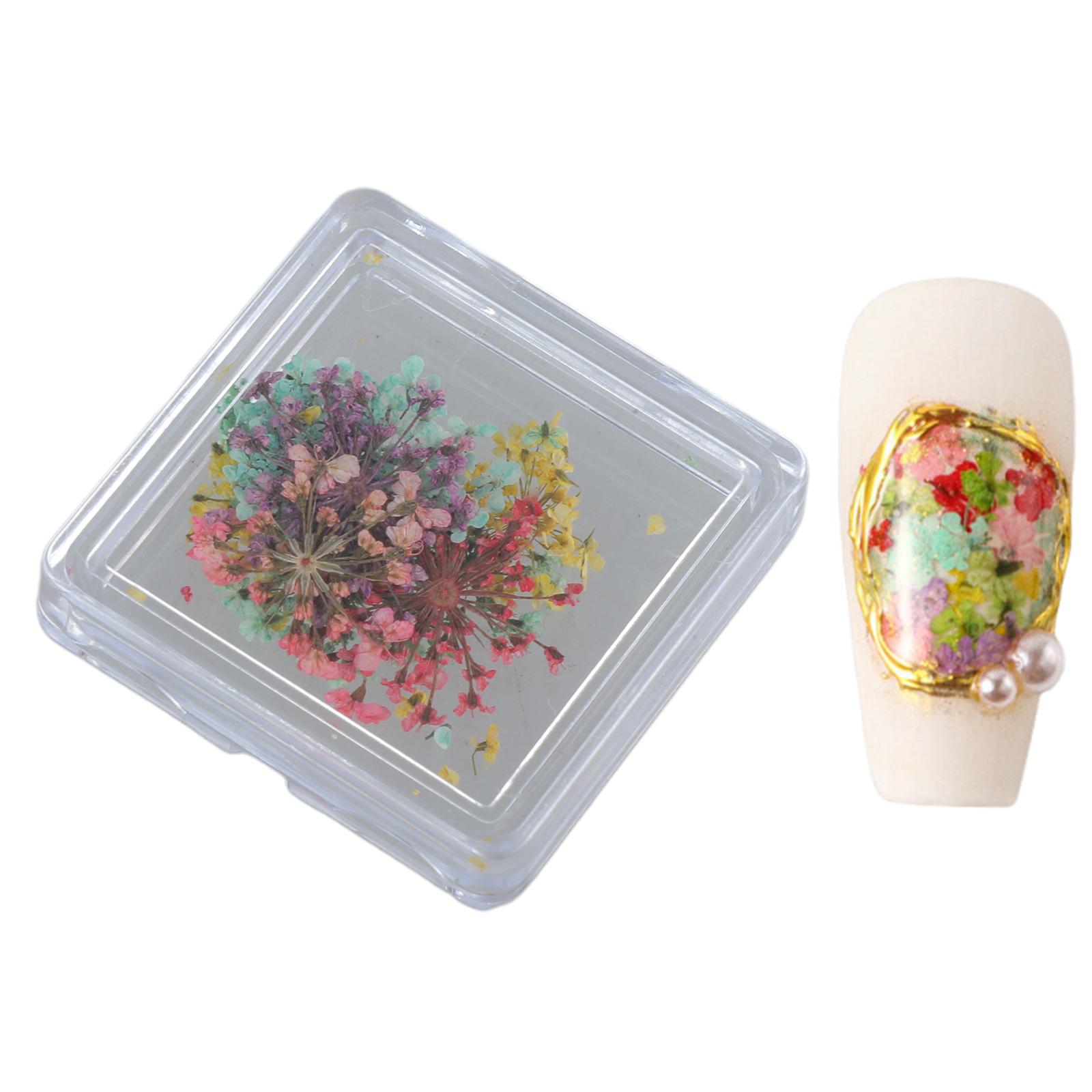 

Подвески для ногтей из сушеных цветов Подвески для ногтей в японском стиле Украшения для ногтей для акриловых ногтей Аксессуары для маникюра 1