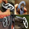 4Pcs Carabiner Clip Key Chain Clip Hook Rustproof Corrosion Resistant Latch Hooks