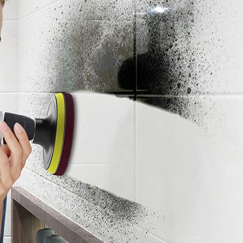 Tub Kitchen For Bathroom Floor Tile Scrubber Drill Power Brush Polishing Pad Power Scouring Pads