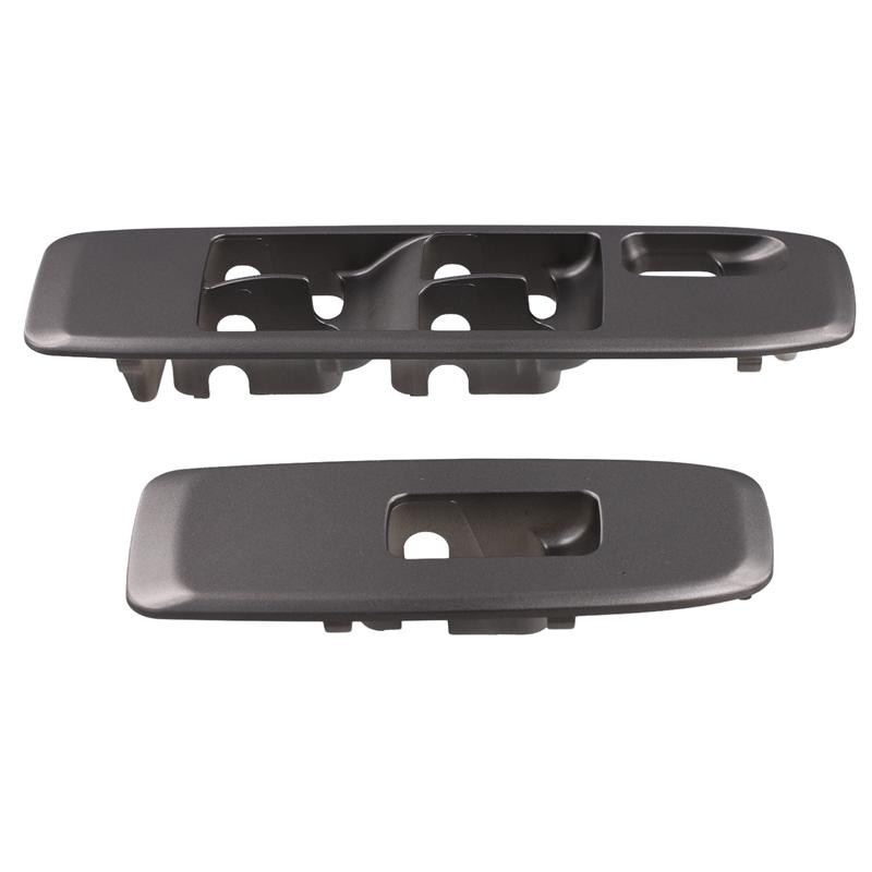 

MR604166 8619A040HA Power Window Switch Panel 1 Pair For Mitsubishi Pajero/Montero V73 V77 00-06 Front Door Window Bezel як показано кольору