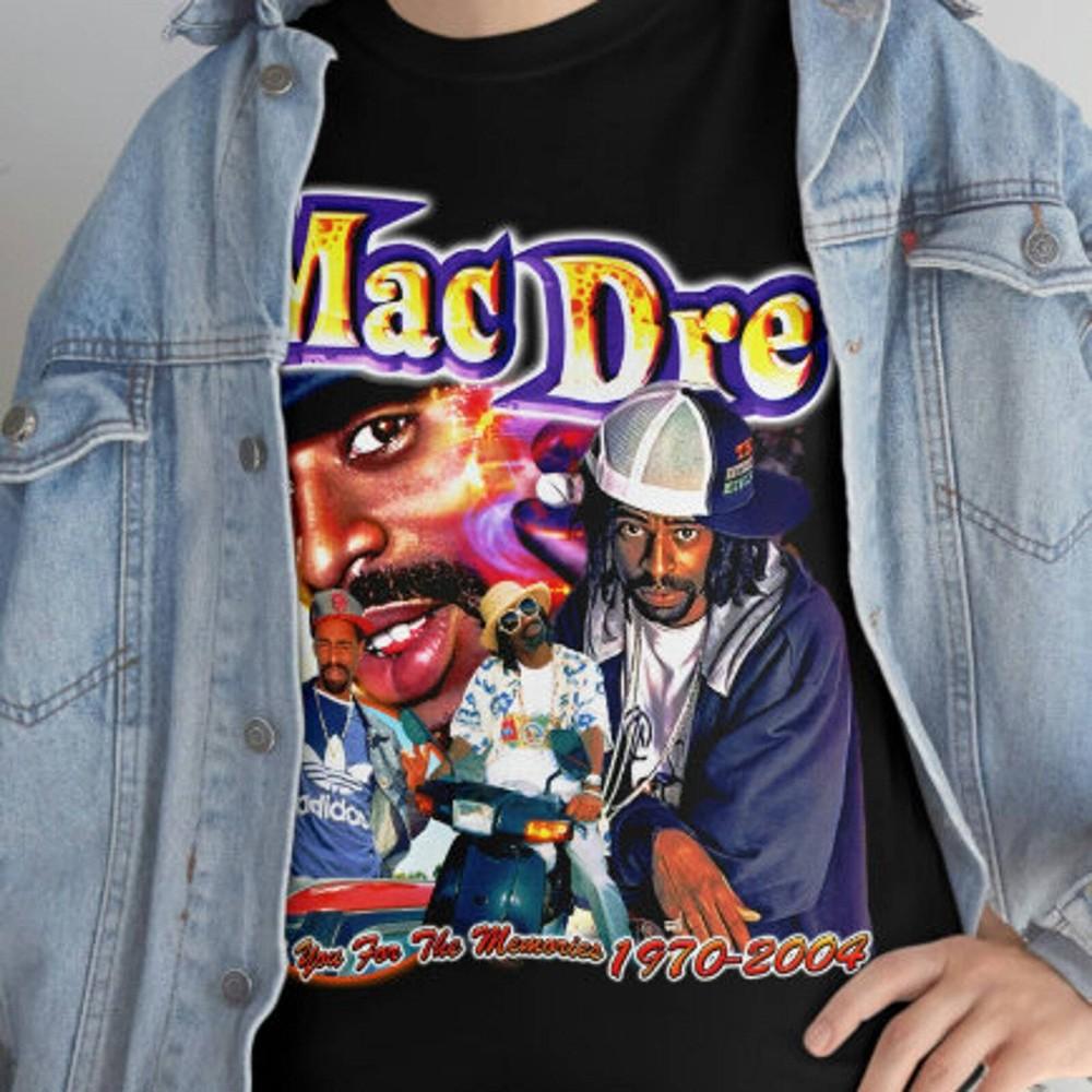 SALE MAC DRE Mac Dre Shirt Tshirt Tee Mac Dre Mac Dre Hiphop Unisex T-Shirt L