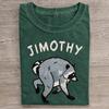 Jimothy Raccoon T-Shirt, Seattle Short Spine Raccoon Tee, Viral Internet Meme Raccoon Shirt, Funny Raccoon Tee, Animal Gift