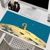 Outer Space Astronauts Large Mouse Pad Gaming Laptop Keyboard Mat carpet Natural Rubber Computer Mousepad Game Extended Desk Mat