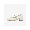 TATA Women's Sheepskin Mary Jane Casual Flats