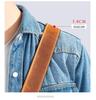 NIUCUNZH Men's Adjustable Retro Crossbody Bag with Crazy Horse Leather Shoulder Strap
