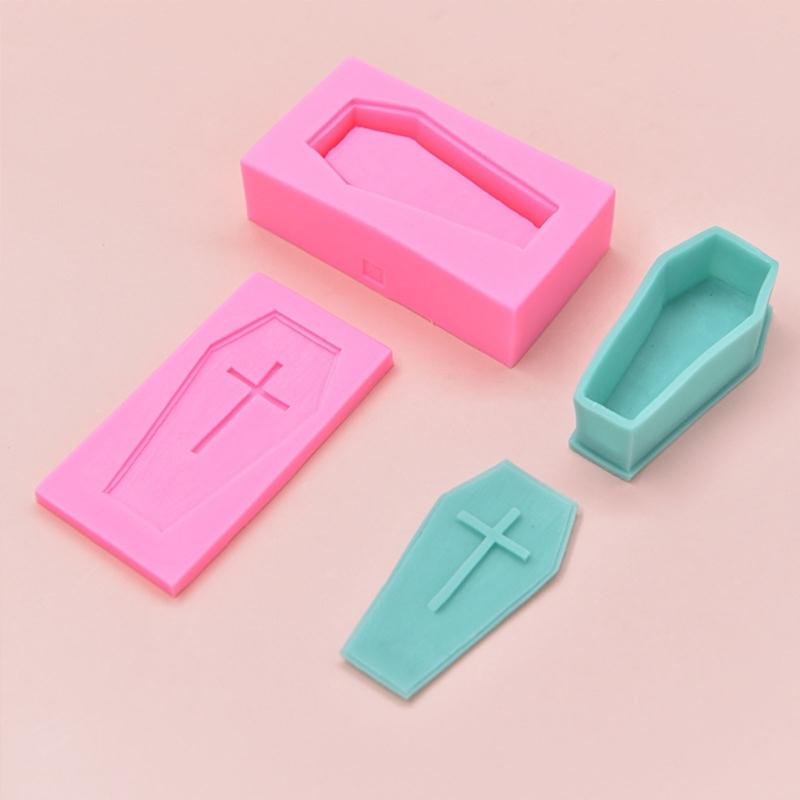 Cross Coffin Shaped Cake Molds Silicone Material Gift for DIY Baking Lover