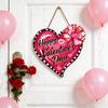 Classical 30cm Heart Shape Wood Plaque Offering Two Color Choice For Individualized Loves Expression In Various Setting