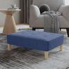 Day and Night - Day and Night Blue Fabric Footstool 78x56x32 Cm