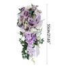 Unique Water Drop Flower Handheld Bride Flower Arrangement for Wedding Ceremony
