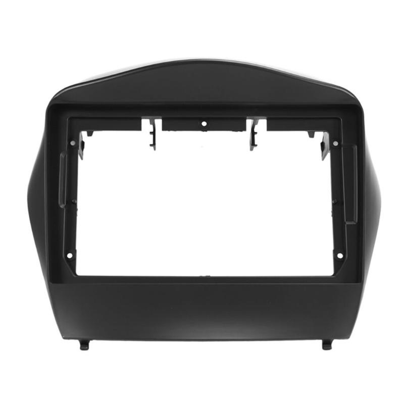 Car Fascias for HYUNDAI TUCSON IX35 2010 9INCH Car Plastic Fascias Dashboard Frame Panel Installation Kit Interior Mouldings