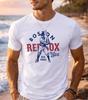 Vintage Boston Red Sox Style T-Shirt Custom Print Baseball Graphic Tee Unisex