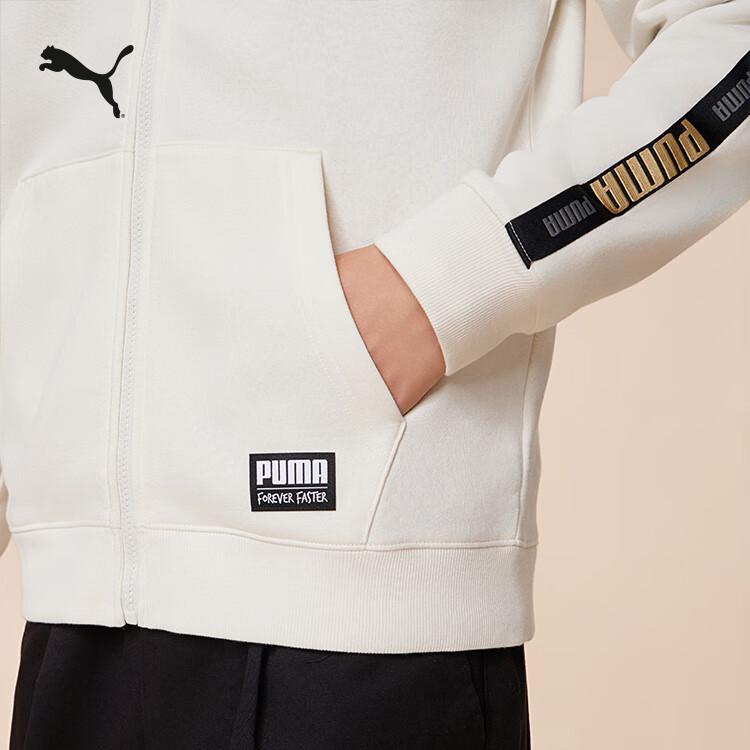 Puma Handwriting Label Jacket Casual Hooded Fleece Warm Jacket Men Jackets 636309-91