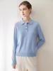 Kang Sai Ni Pure Cashmere Women's Polo Neck Pullover - 2026 Autumn/Winter Commuter Base Layer