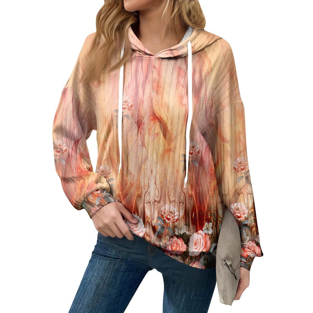 Dámské mikiny Oversized Zimní Roztomilé Mikiny Pulovr Trendy Podzimní Oblečení