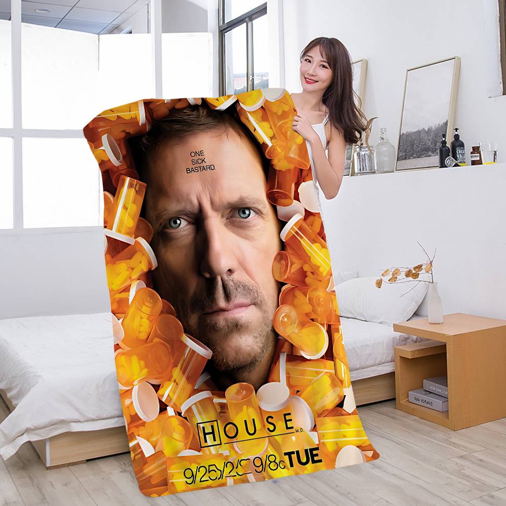 Medical Drama House MD TV Show Big Microfiber Beach Towels Quick Dry Towel Sand Beach Towels Pool Towel For Travel Swim