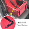 Torba na siedzenie dla psa w samochodzie składana torba transportowa dla zwierząt wodoodporna pusta wentylowana siatka regulowany pasek stabilny kosz do przenoszenia psa kota torba podróżna dla zwierząt