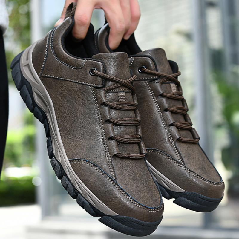 Fashion 2024 New Mens PU Leather Shoes Waterproof Anti Slip Men Casual Shoes Outdoor Male Platform Sneaker Moccasins Man Chaussure Homme