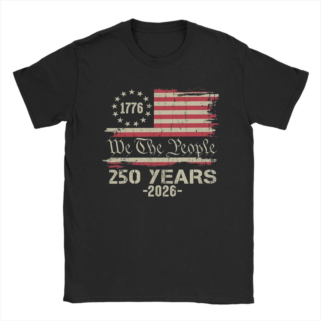 Unisex Women 250 Years American Anniversary Shirt 100 Cotton Graphic Printed TShirt  Clothing Outfits