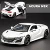 1/32 Honda Acura NSX Alloy Sports Car Diecasts & Toy Vehicles Metal Car Model Simulation Sound and Light Collection Childrens Toy Gift