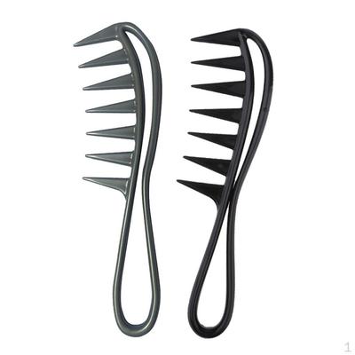 2er-Pack Breite Kämme Friseurkamm Duschkamm Entwirrkamm für nasses Haar